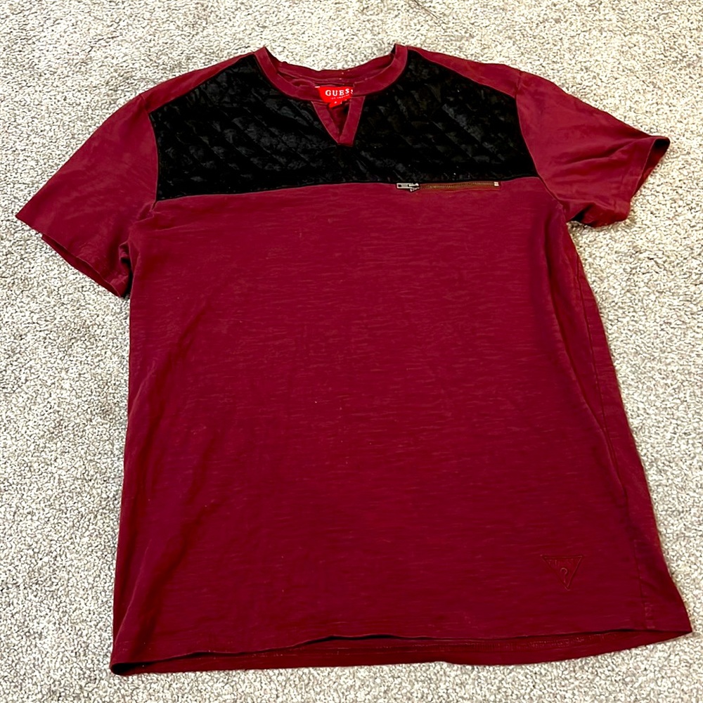 Mens Guess Short Sleeve Shirt